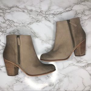 Nordstrom’s BP Trolley Grey Leather Booties